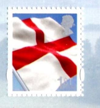 2007 GB - SGEN51 - 1st St George Flag (D) 2B ONLY frm MSEN50 MNH